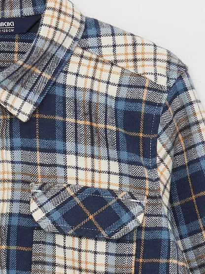 Plaid Long Sleeve Boys' Shirt