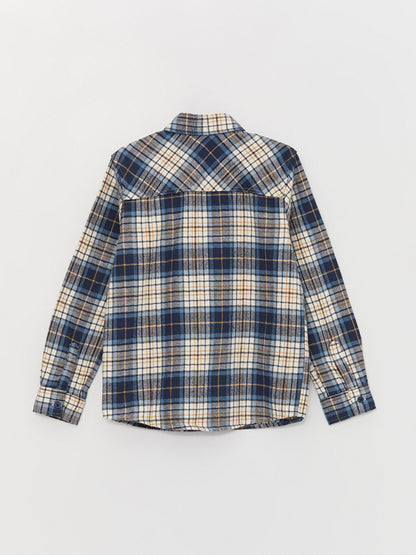 Plaid Long Sleeve Boys' Shirt