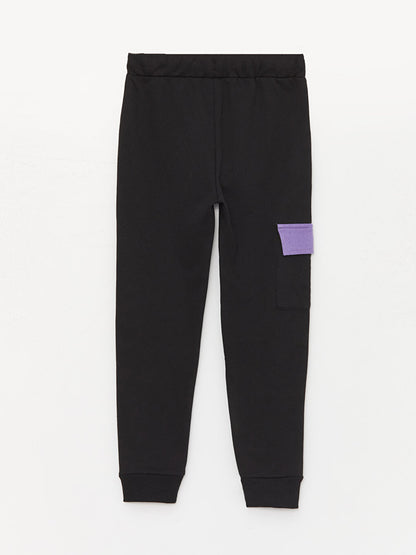 Boys' Cargo Sweatpants with Elastic Waist