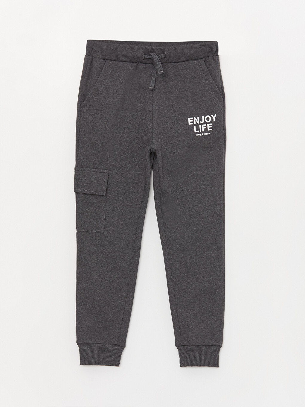 Boys' Cargo Sweatpants with Elastic Waist