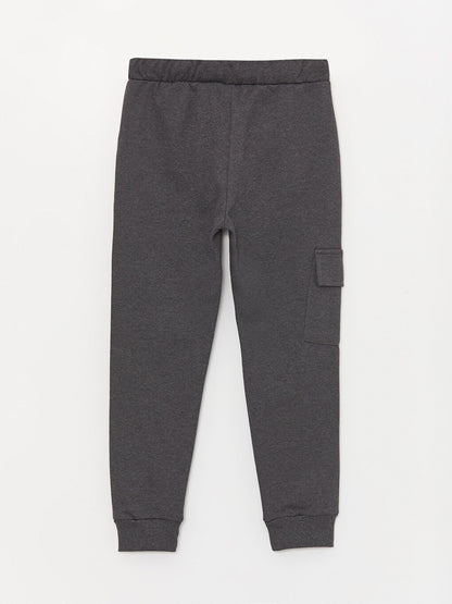 Boys' Cargo Sweatpants with Elastic Waist