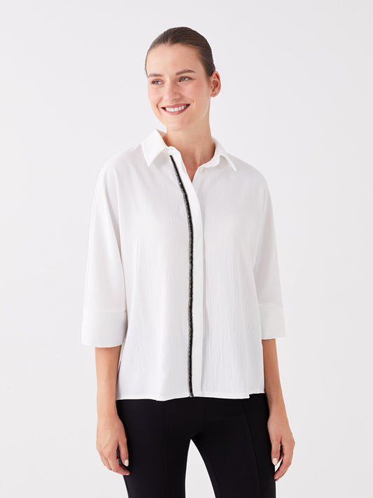 Plain Oversize Women's Shirt