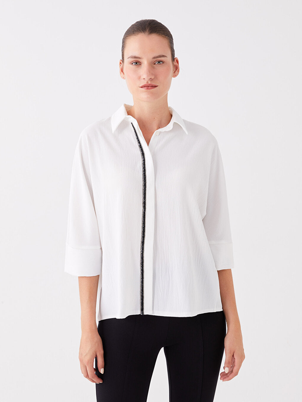 Plain Oversize Women's Shirt