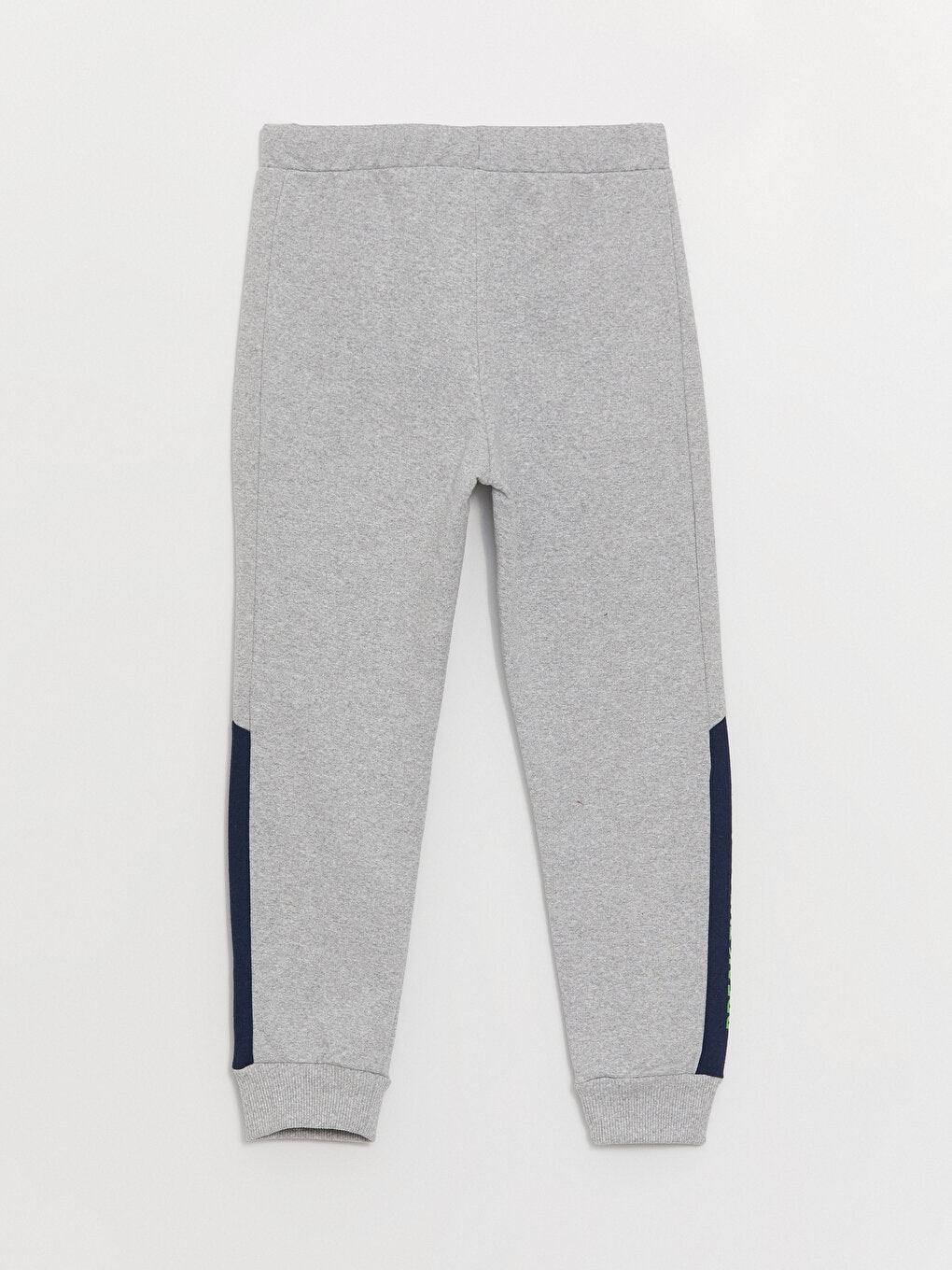 Color Blocked Boy's Jogger Sweatpants with Elastic Waist