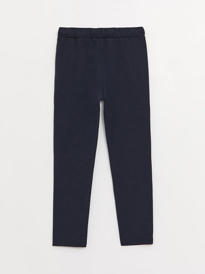 Printed Boys' Sweatpants with Elastic Waist