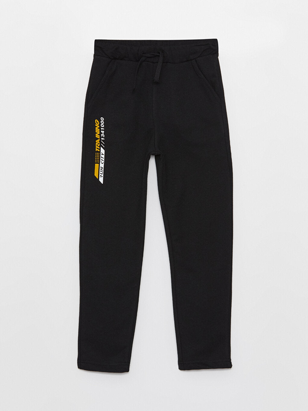 Printed Boys' Sweatpants with Elastic Waist