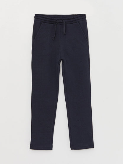 Basic Boys' Sweatpants with Elastic Waist