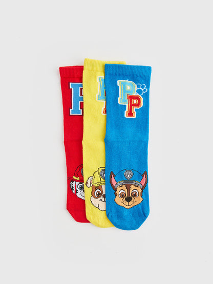 Paw Patrol Patterned Boy Socks 3-pack