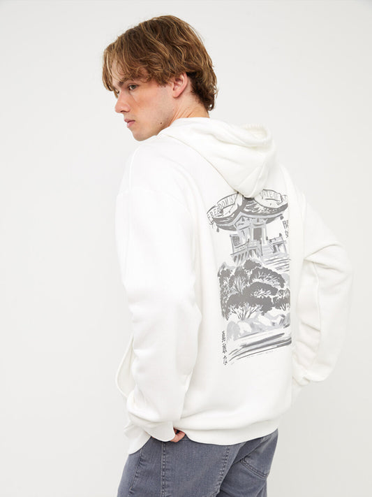 Long Sleeve Printed Men's Hoodie