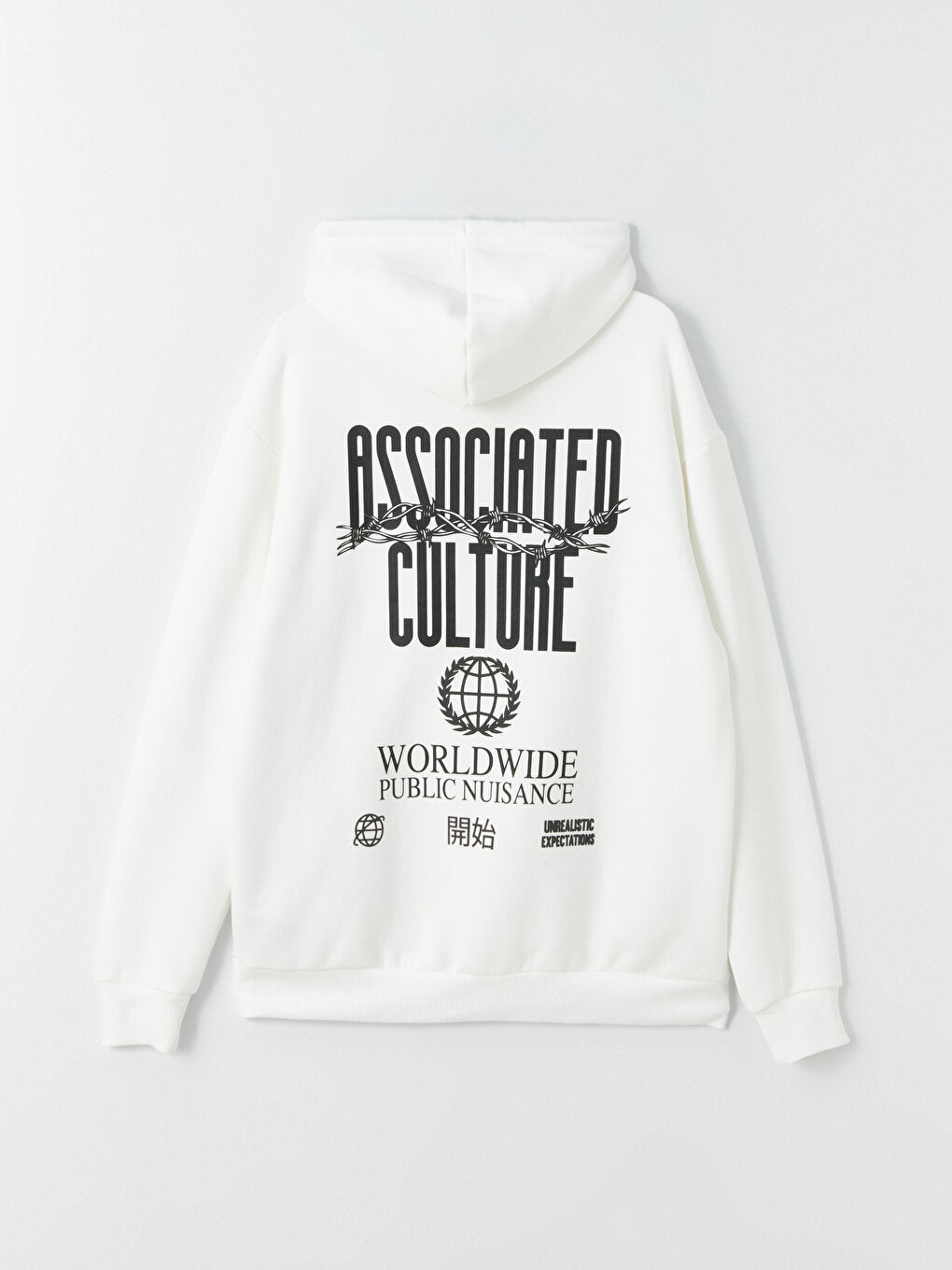 Long Sleeve Printed Men's Hoodie