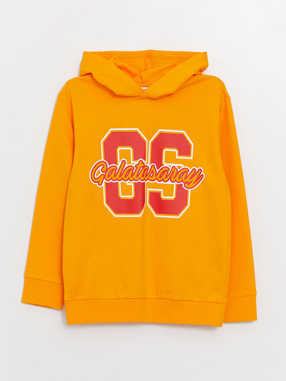 Galatasaray Printed Long Sleeve Boys Hoodie