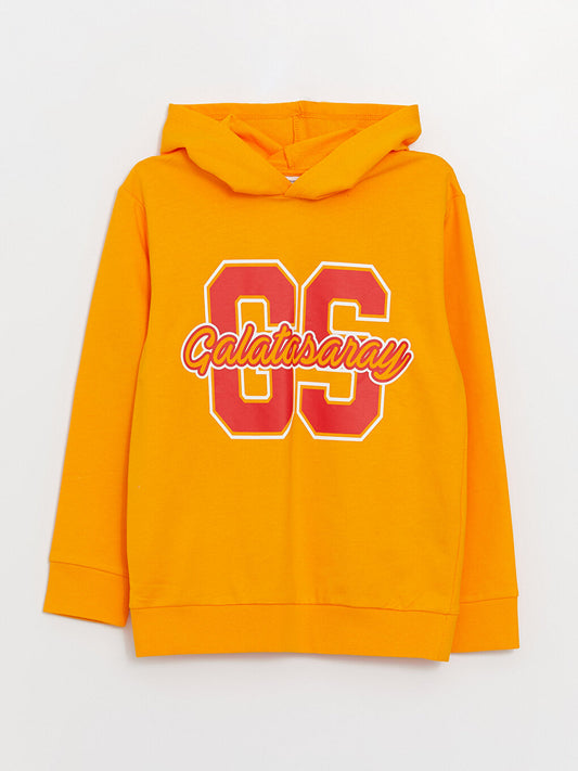 Galatasaray Printed Long Sleeve Boys Hoodie