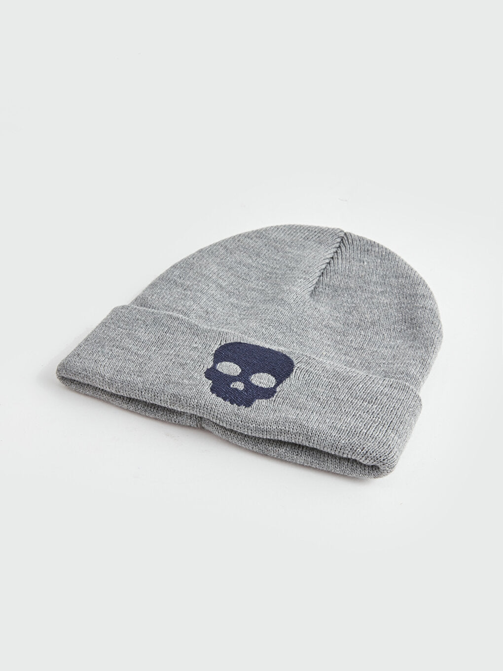 Skull Embroidered Boy's Beanie