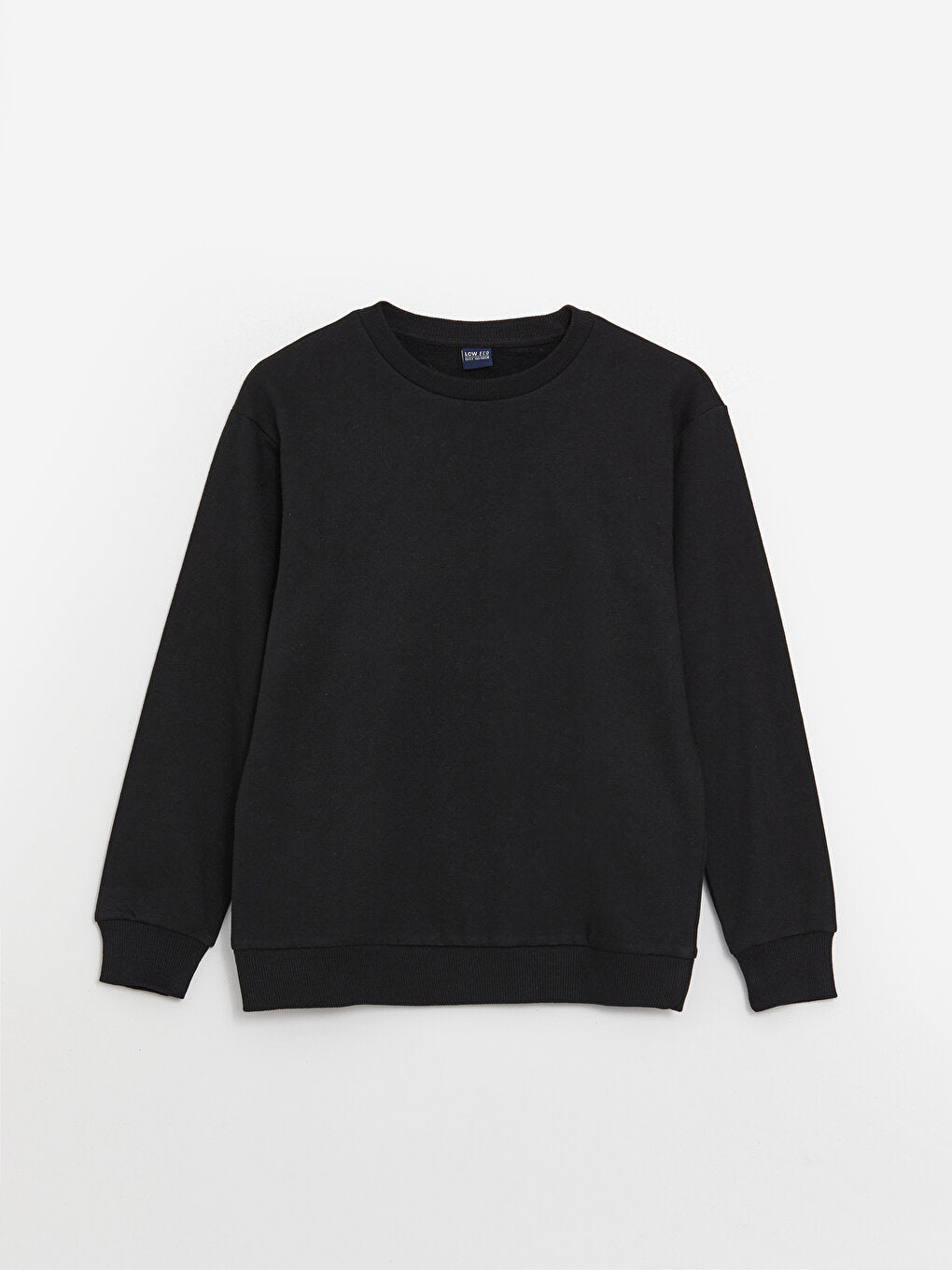 Crew Neck Basic Long Sleeve Boy's Sweatshirt