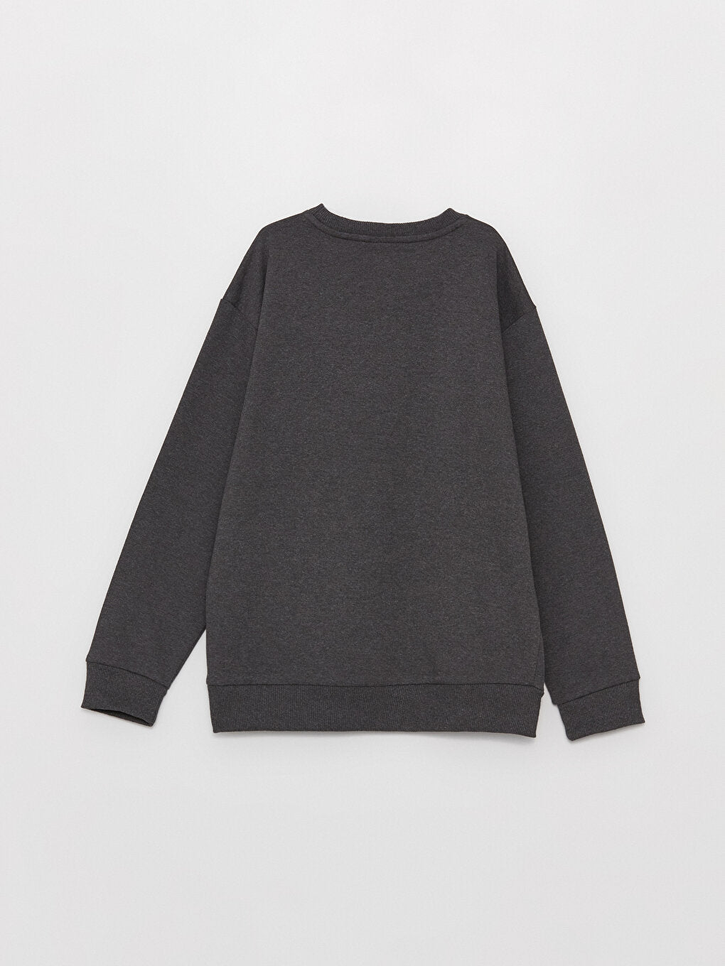 Crew Neck Basic Long Sleeve Boy's Sweatshirt