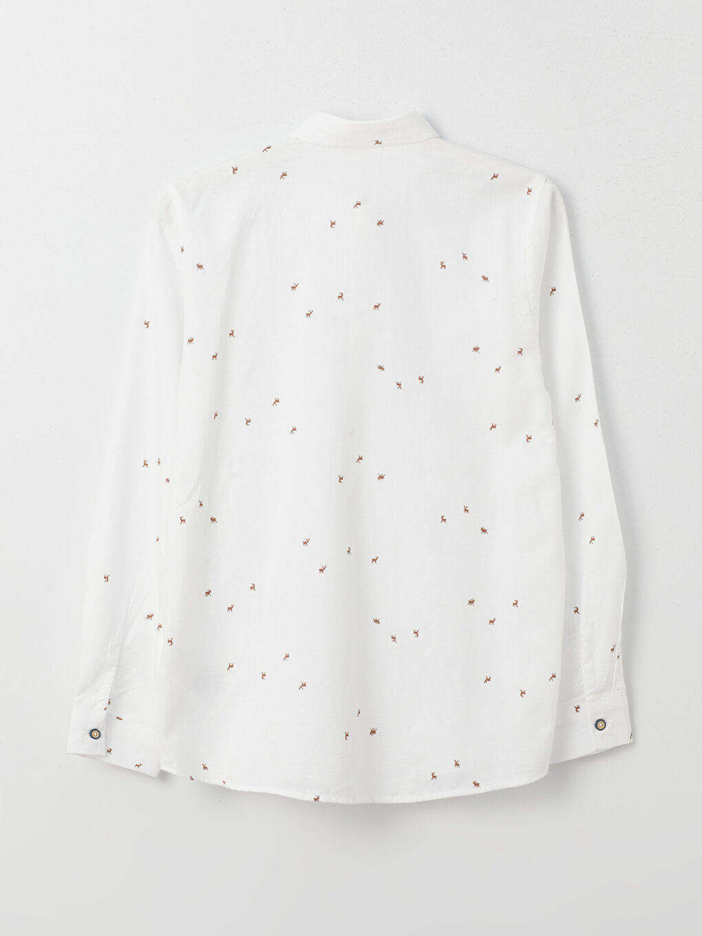 Patterned Long Sleeve Boy's Shirt