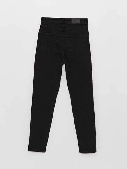 High Waist Slim Mom Women's Jean Trousers