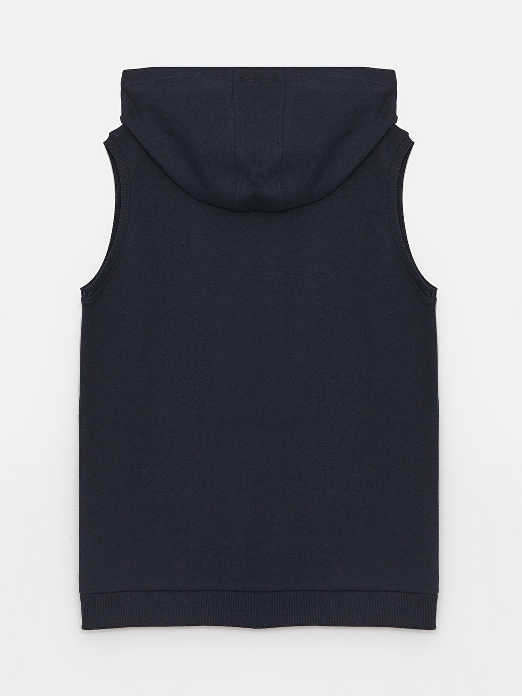 Hooded Basic Boy's Zippered Vest