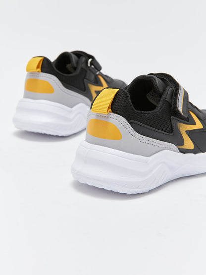 Boys' Active Sports Shoes with Laces and Velcro