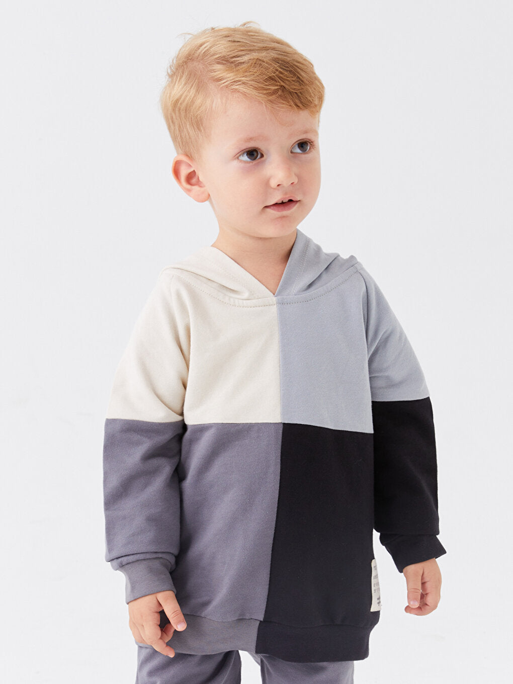 Hooded Long Sleeve Baby Boy 2-Piece Set