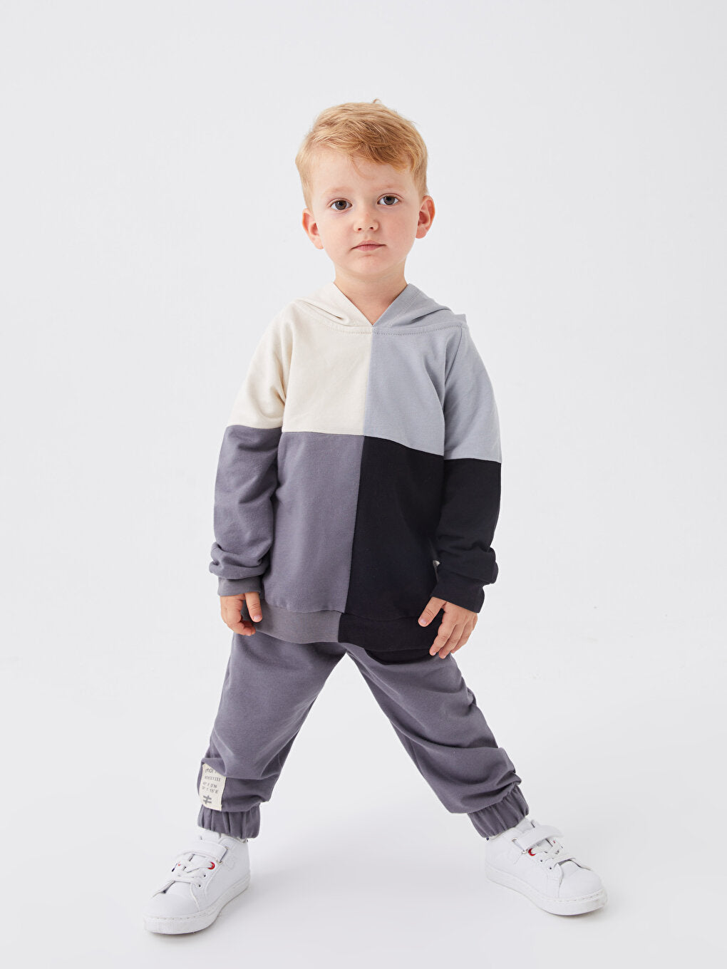 Hooded Long Sleeve Baby Boy 2-Piece Set