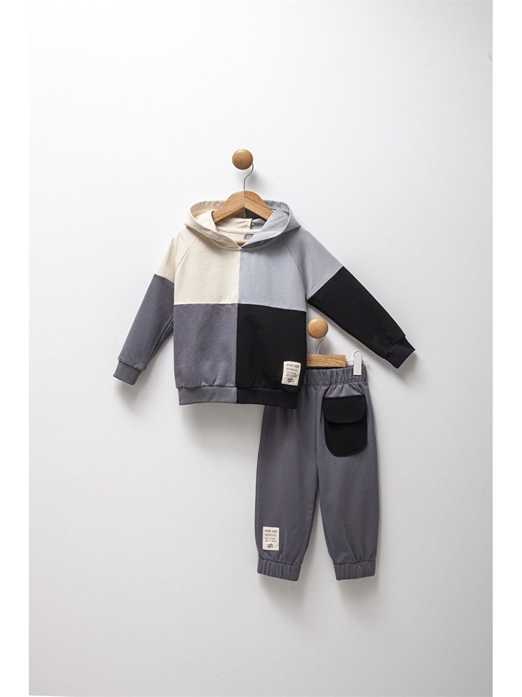 Hooded Long Sleeve Baby Boy 2-Piece Set