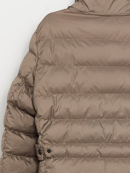 Women's Hooded Plain Puffer Coat