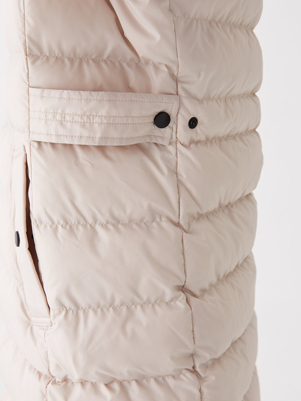 Women's Hooded Plain Puffer Coat