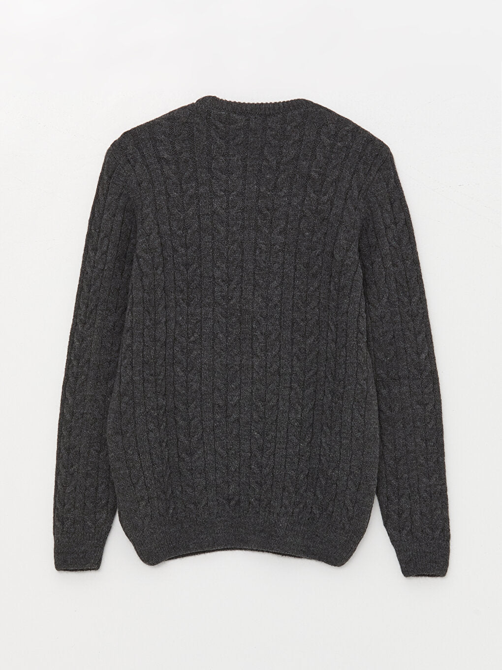 Crew Neck Long Sleeve Men's Knitwear Sweater