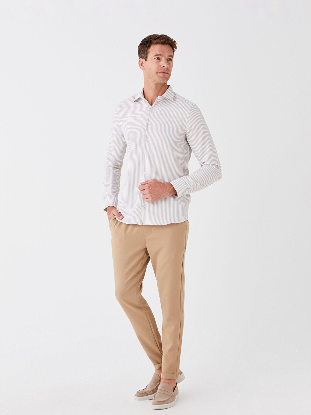 Slim Fit Men's Chino Trousers