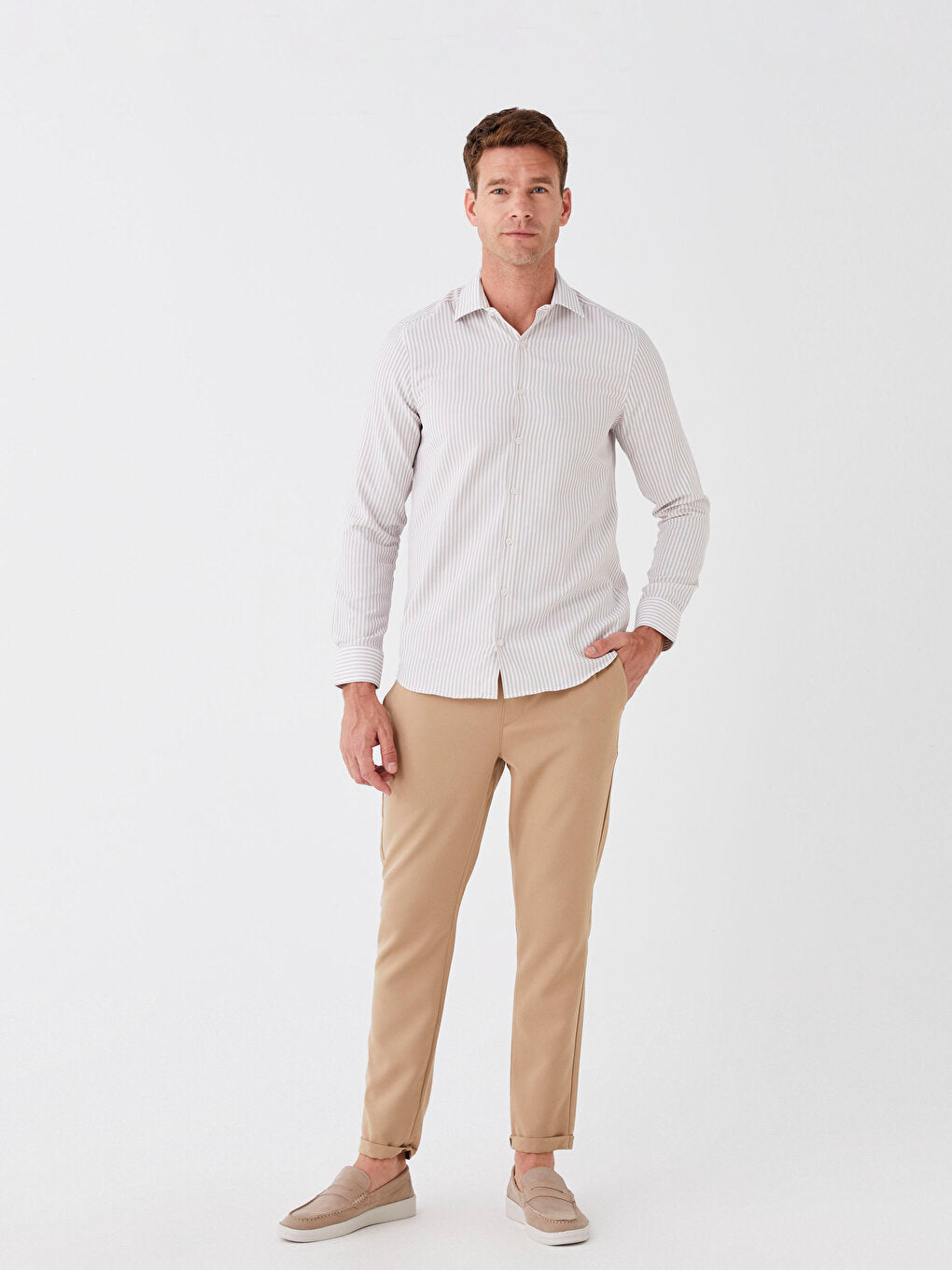 Slim Fit Men's Chino Trousers