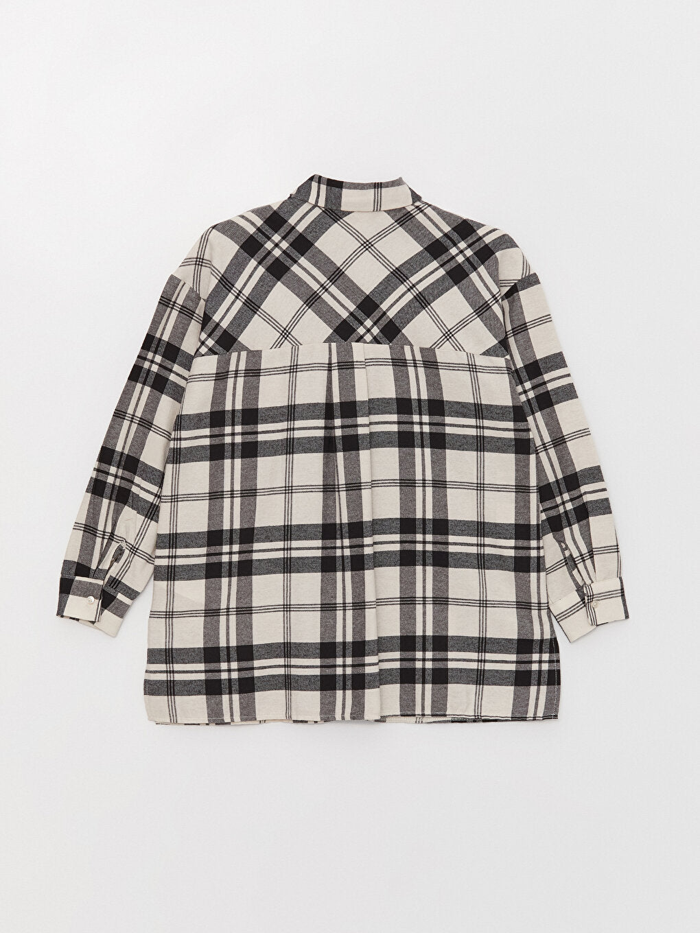 Plaid Long Sleeve Women's Shirt Tunic