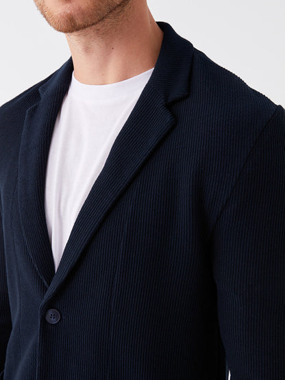 Extra Slim Fit Long Sleeve Men's Jacket