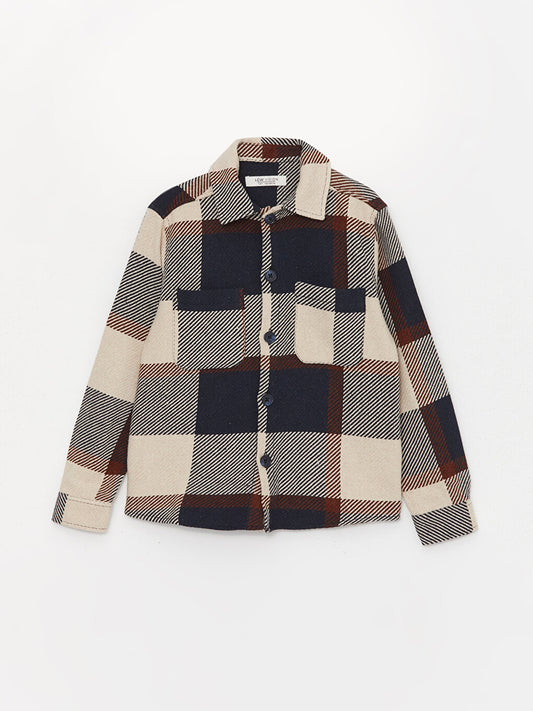 Plaid Long Sleeve Boys' Shirt