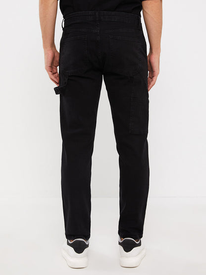 700 Straight Fit Men's Cargo Jean Trousers