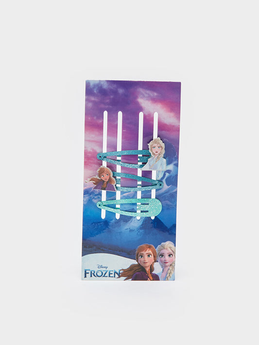 Frozen Printed Girl's Hair Clip Set