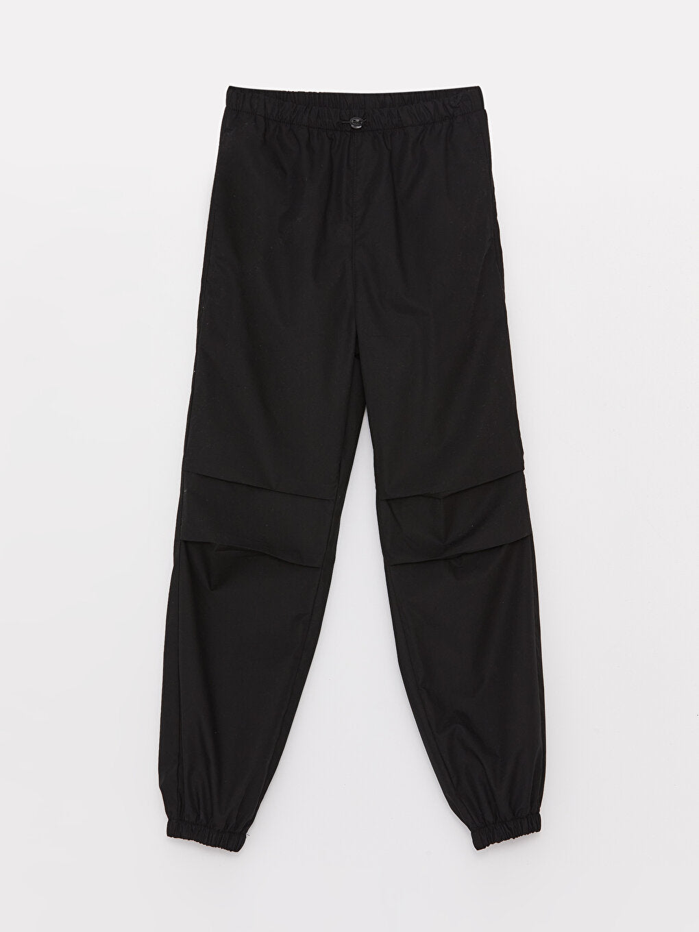 Basic Girl's Trousers with Elastic Waist