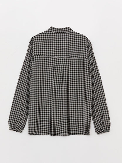 Plaid Long Sleeve Women's Shirt