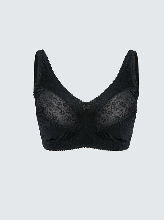 Underwire, Unpadded, Lace Supporting Bra