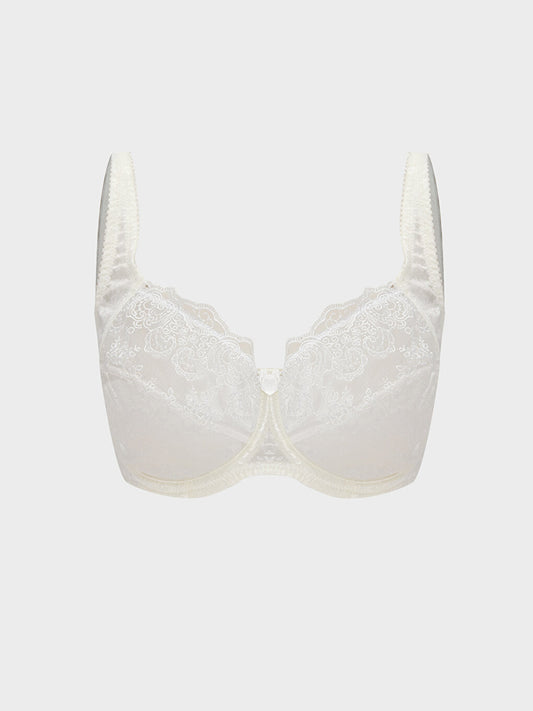 Underwire, Unpadded, Lace Supporting Bra