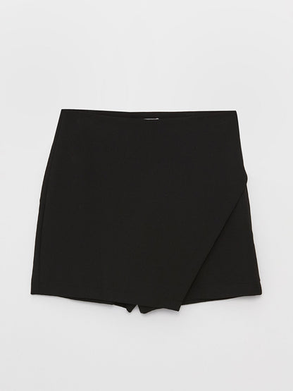 Women's Slim Fit Straight Shorts Skirt