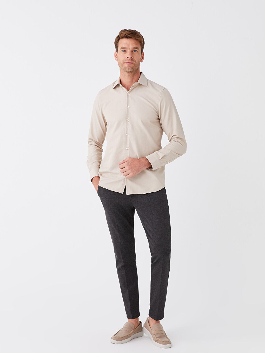 Slim Fit Men's Chino Trousers