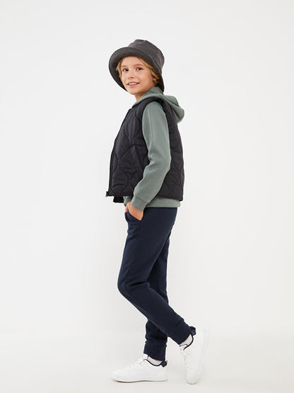 Basic Boy's Jogger Sweatpants with Elastic Waist