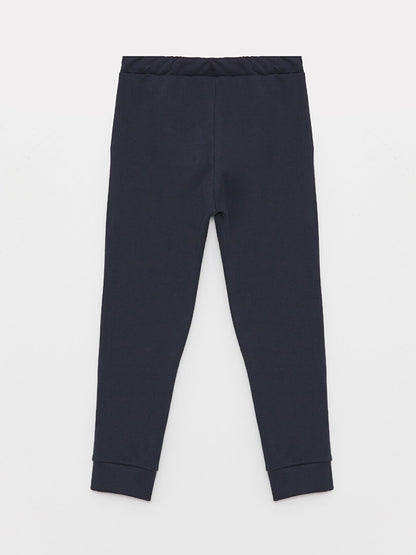 Basic Boy's Jogger Sweatpants with Elastic Waist