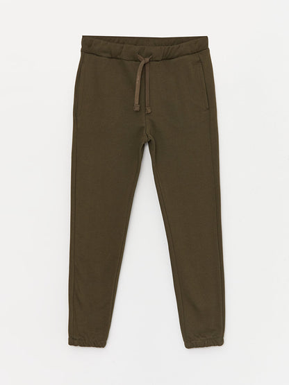 Basic Boy's Jogger Sweatpants with Elastic Waist