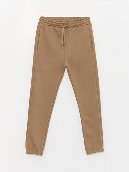 Basic Boy's Jogger Sweatpants with Elastic Waist