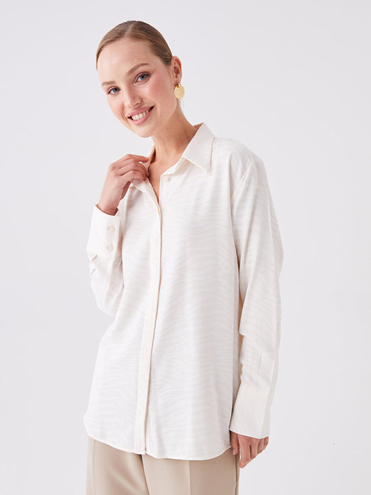 Plain Long Sleeve Women's Shirt