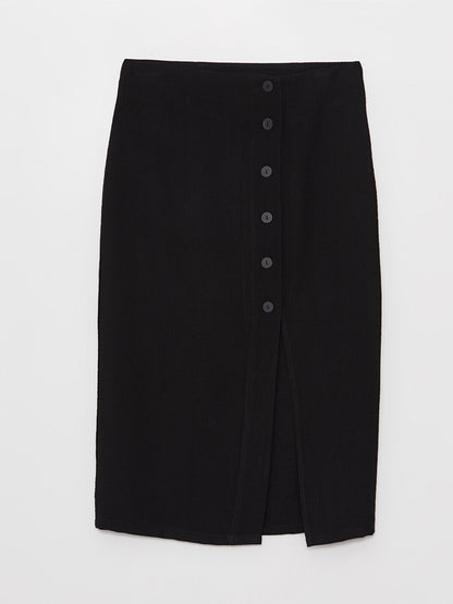 Women's Comfortable Fit Straight Skirt