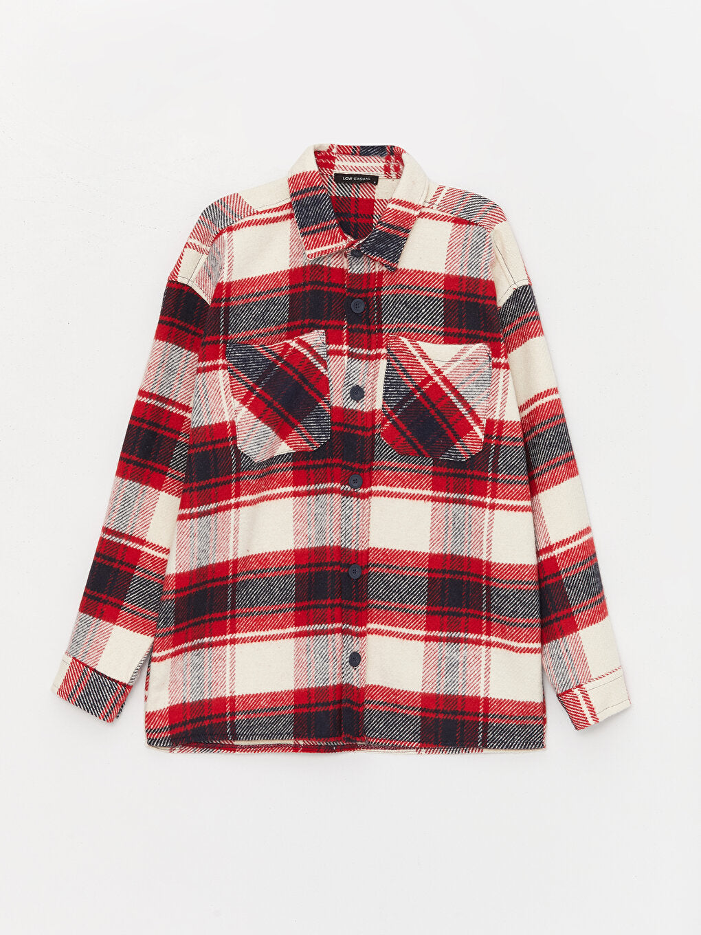 Comfortable Fit Long Sleeve Plaid Men's Lumberjack Shirt Jacket