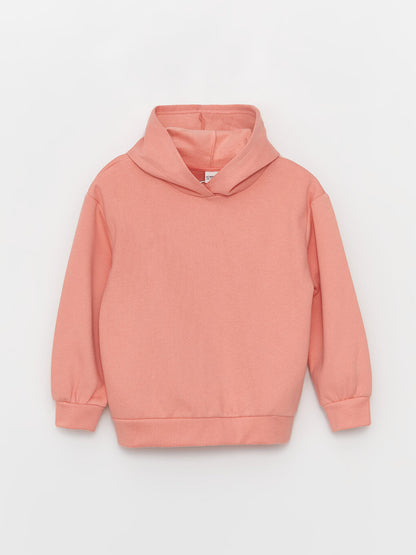 Basic Long Sleeve Girl's Hoodie